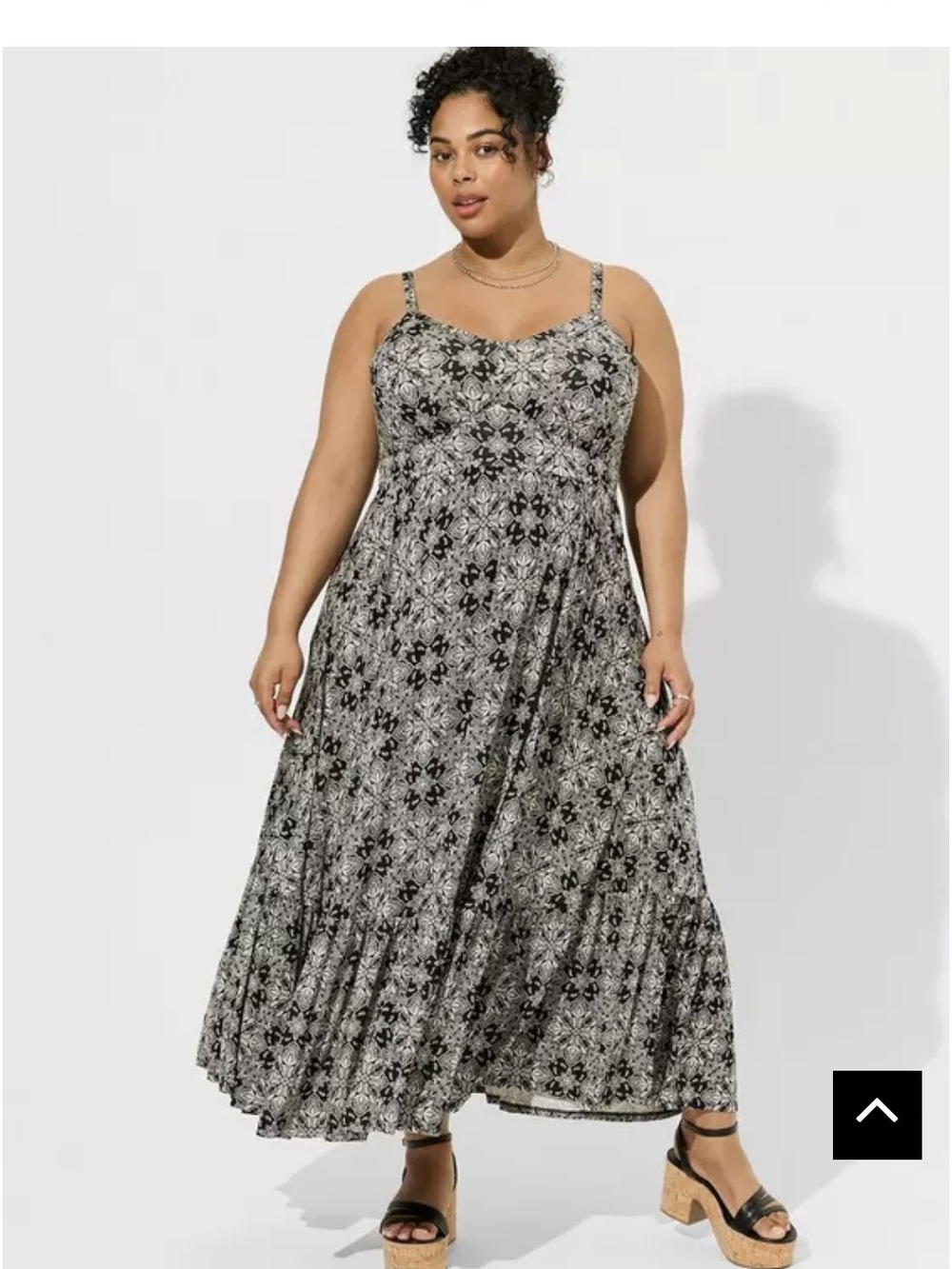 torrid Black and White Maxi Dress